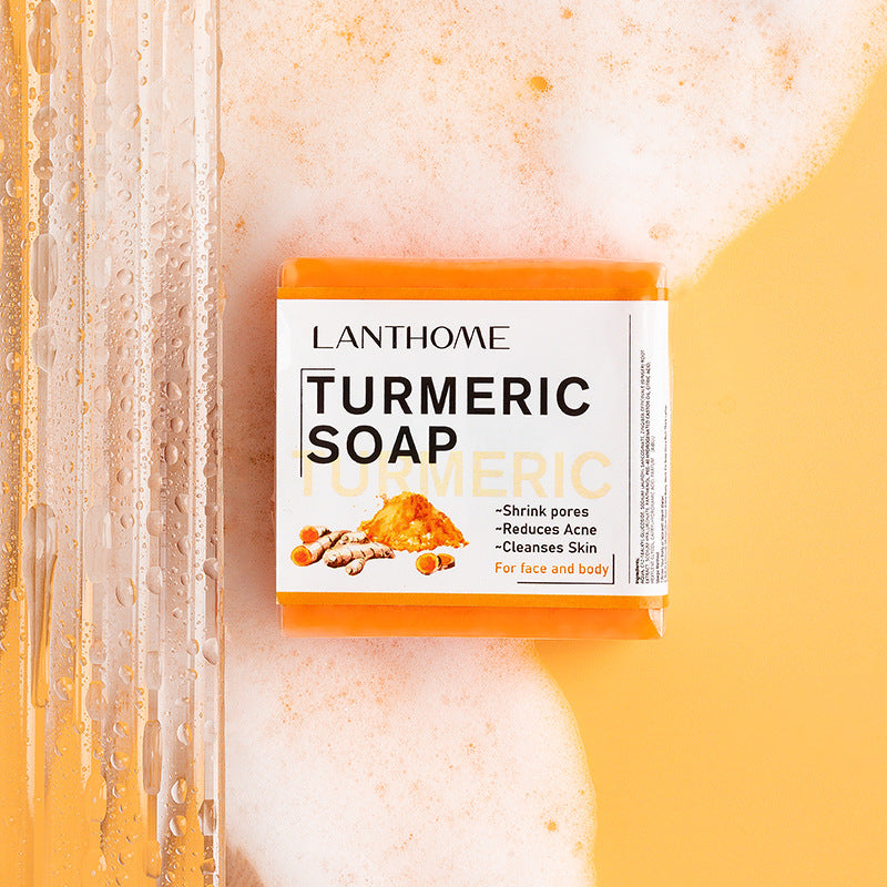 Lian Biquan Lanthome Turmeric 100g Skin Cleansing Facial Soap